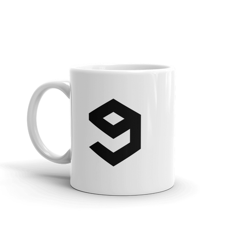 9GAG logo ceramic mug glossy